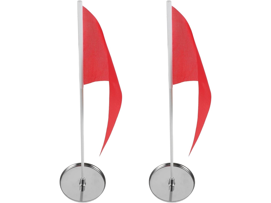 Bandera De Golf De Acero Inoxidable De 0,4 X 10 Cm Con Hoyo De Golf.