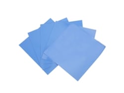 5 Piezas Almohadilla Térmica De Silicona 100x100x0.5mm 1.5w/mk Para Cpu Gpu Hoja Conductora De Calor