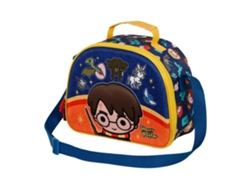 Bolsa Portamerienda  Harry Potter Crest 3D, Naranja