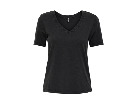Camiseta de Mujer JDY Negro (XS)