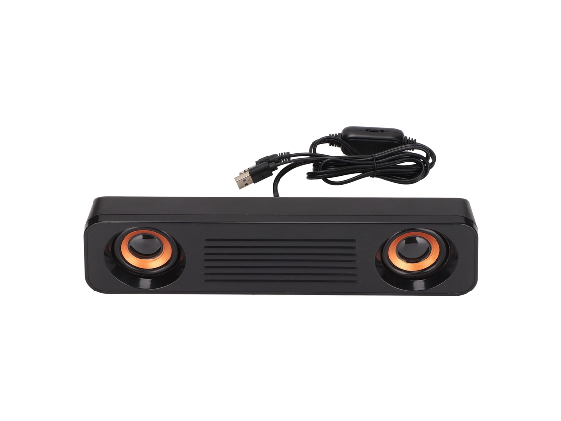Altavoz Con Cable Hifi Estéreo Con Subwoofer, Alimentado Por Usb, Con Conector De 3,5 Mm, Portátil, De Sobremesa,