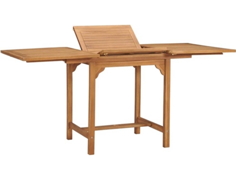 Mesa de jardín VIDAXL Marrón Madera (160x80x75 cm)
