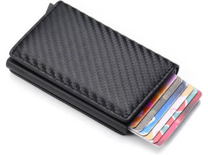Cartera GOEIK 9810 (Inteligente - 6 Tarjetas - Negro)