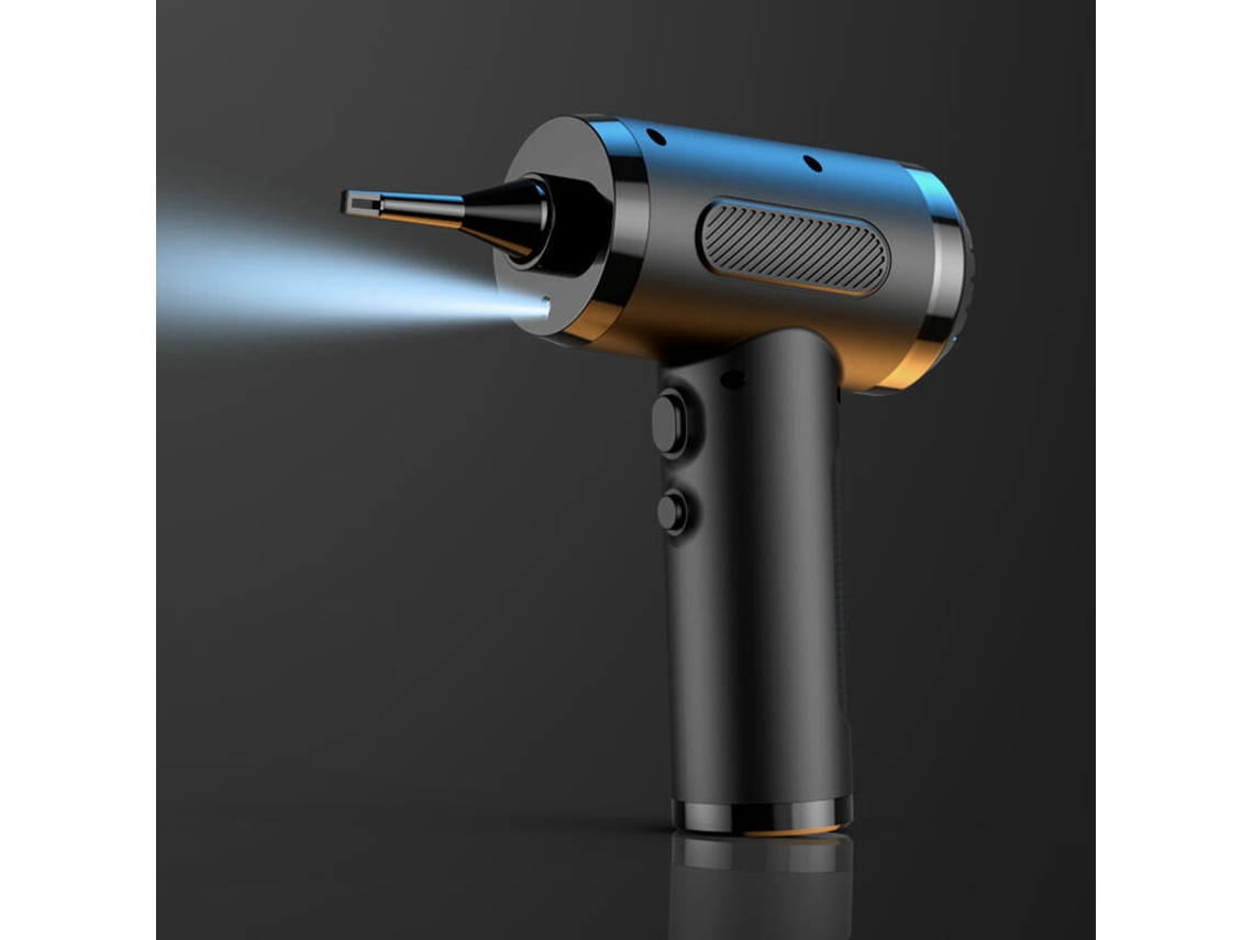 Versión mejorada: miniaspiradora de mano inalámbrica 2 en 1, 110 W, 50 000 RPM, 6000 Pa, para carcasas y teclados de ordenador.