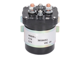 Relé De Cc De Cobre De 24 V Y 200 A Con Cubierta De Abs Para Control Industrial Y Electrónica Automotriz.