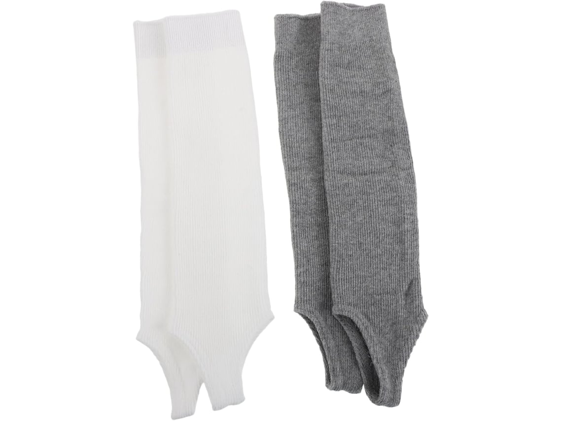 2 pares de calcetines de baile para mujer, calentadores de piernas de punto para el tiempo libre y ocasiones especiales.