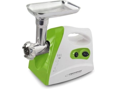 ESPERANZA Ekm012G Picadora De Carne Albóndigas 600W Blanco-Verde