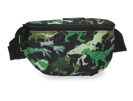 MOVOM Riñonera Casual Poliéster Raptors Negro