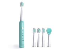 Cepillo De Dientes Eléctrico Recargable Sónico, 5 Modos, 4 Cabezales, Carga Usb Rápida, Resistente Al Agua Ipx7.