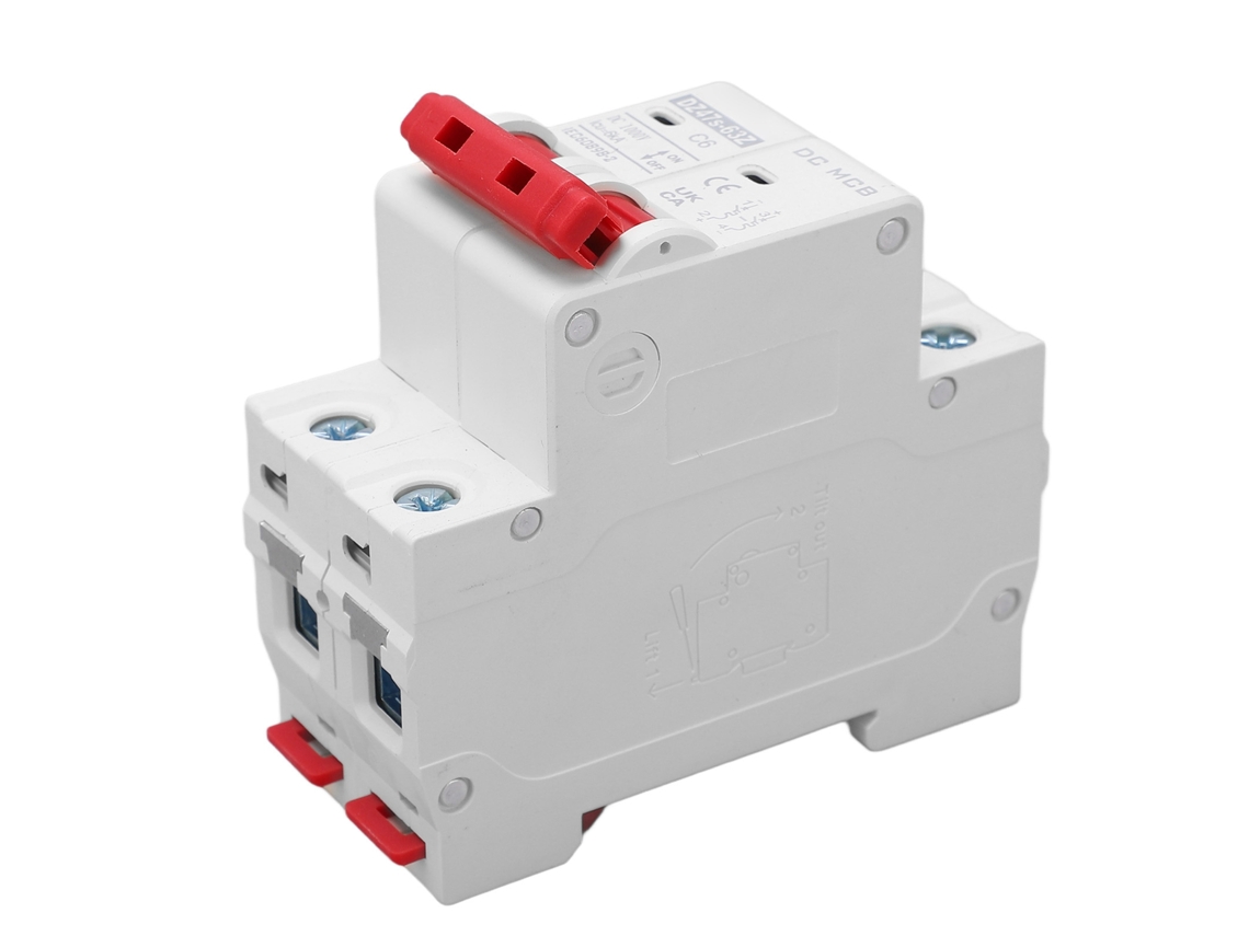 2026velora-disyuntor De Corriente Continua De 2 Polos 1000v 6a Miniatura Para Instalación Din Rail Fv