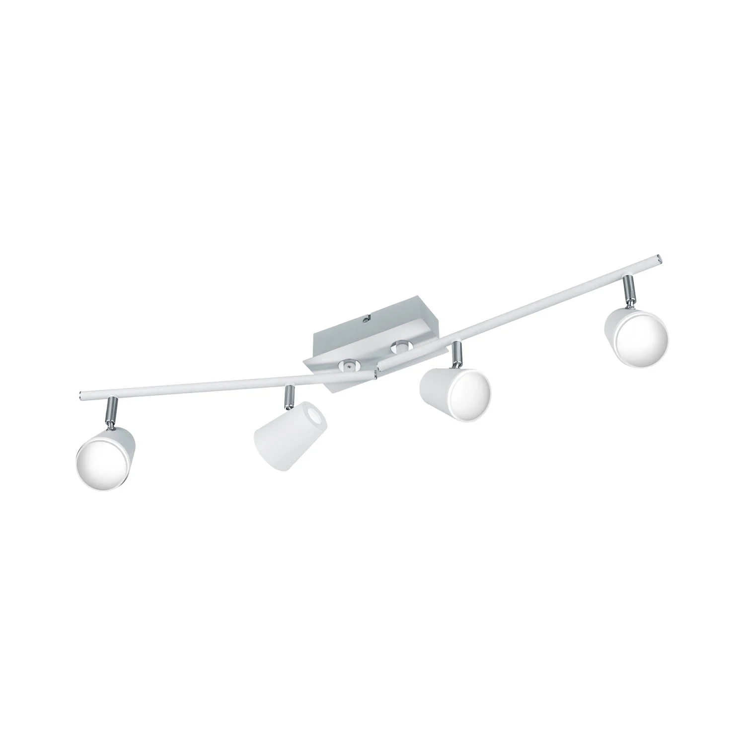 LÚZETE Proyectores 4 Luces Cleon Blanco 6W 3000K