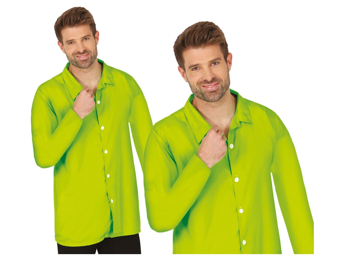 Camisa neón verde adulto
