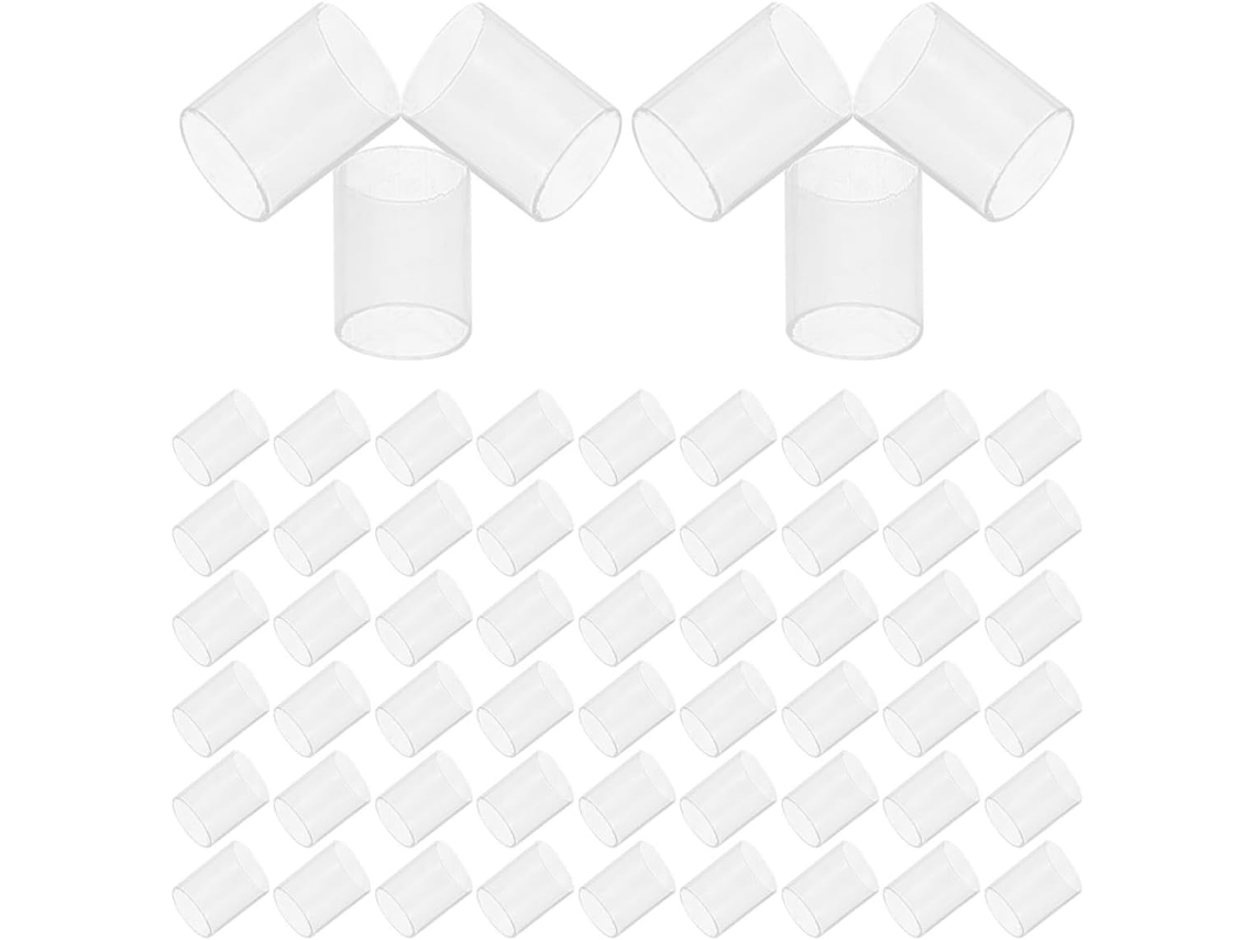 Relleno Tubular Transparente De Pe De 450 G Para Almohadas, Relleno Flexible Y Elástico Para Cojines