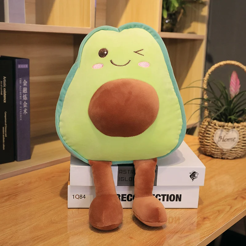 (verde, 30 Cm) Lindo Brinquedo De Pelúcia Realista De Abacate Em Estilo Anime De Desenho Animado