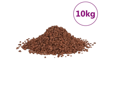 Rocas volcánicas rojas VIDAXL (10 kg 5-8 mm)