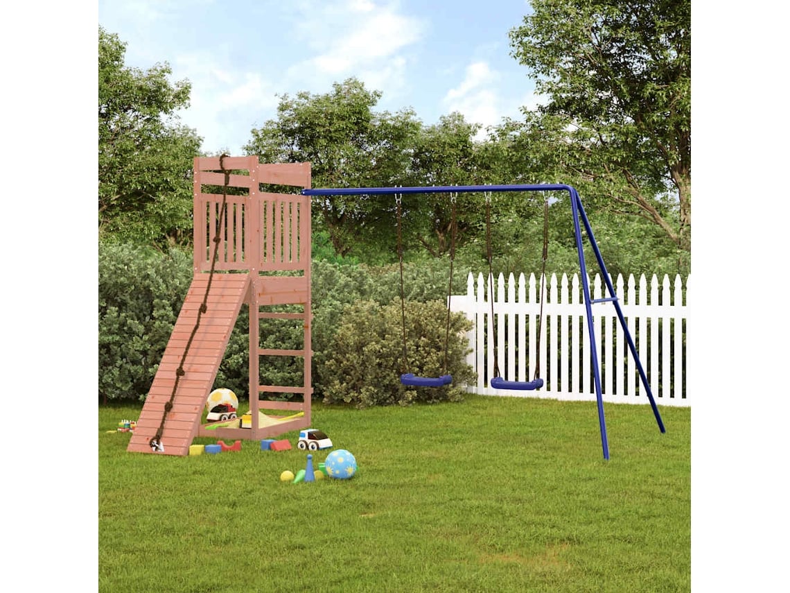 Parque Infantil De Exterior Madera Maciza Douglas