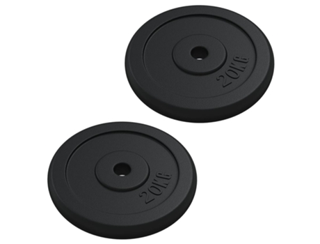 Discos De Pesas VIDAXL Hierro Fundido 40 Kg