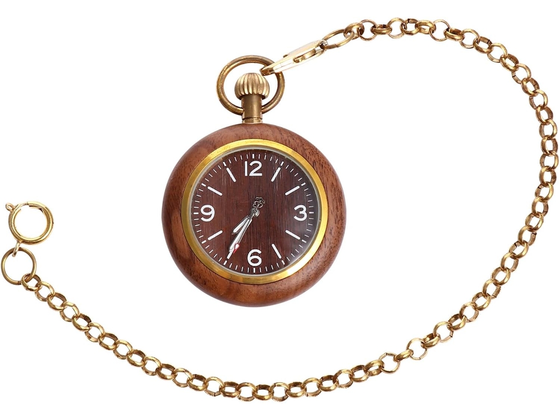 Reloj Bolsillo Varios Estilos Cuarzo Números Romanos Estilo Vintage Aleación Vidrio Diseño Preciso Hombres