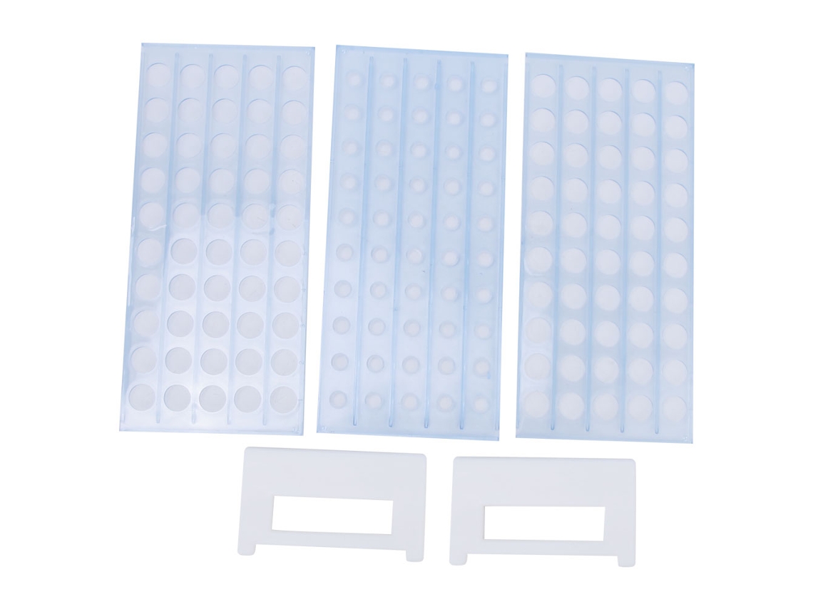 Soporte Para Tubos De Ensayo, 3 Niveles, 50 Orificios, Desmontable, Para Equipos De Laboratorio.