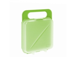 Contenedor de Alimentos TATAY Porta Sandwich Infantil (Verde - 18 x 14 x 4.5 cm - Plástico PP05)