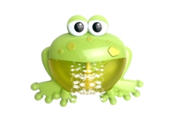 Máquina Automática De Burbujas Con Forma De Rana Para El Baño Con 12 Canciones, Juguete Infantil De Abs Verde.