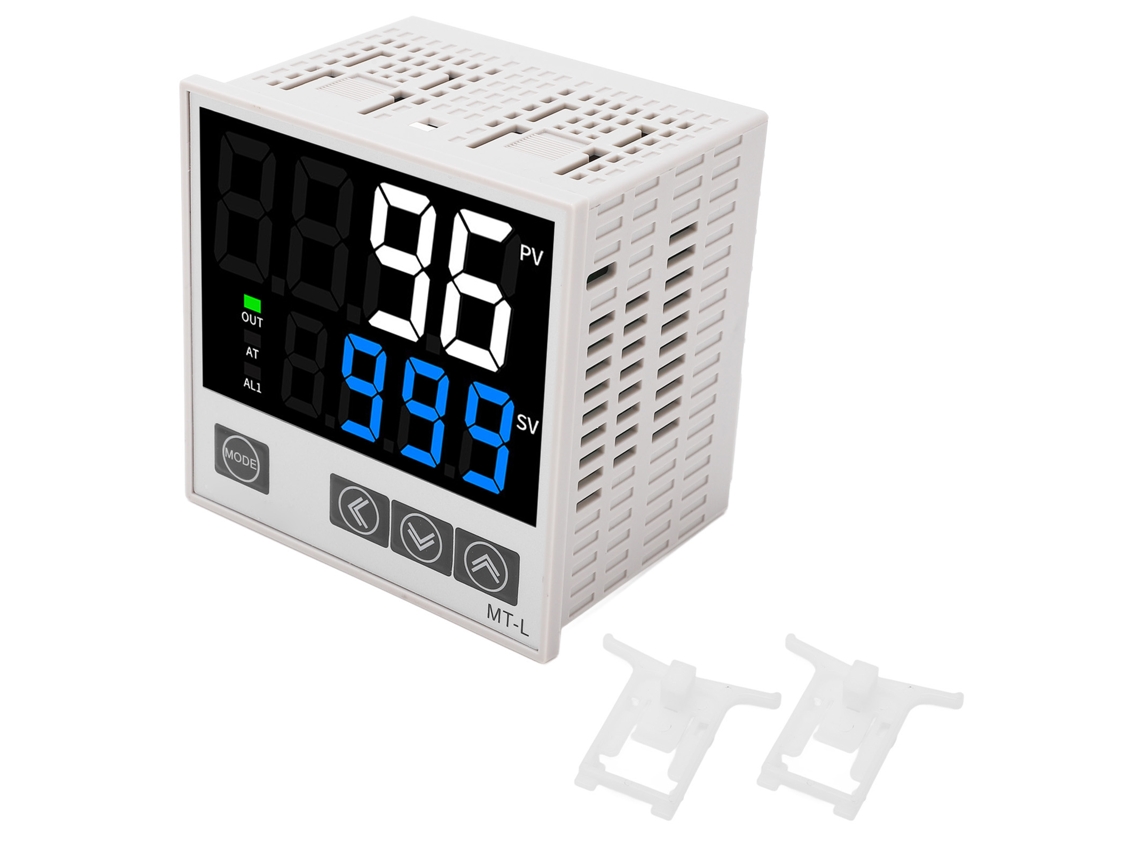 Kit de controlador de temperatura PID inteligente con pantalla digital, CA 100-240 V, 96 x 96 mm