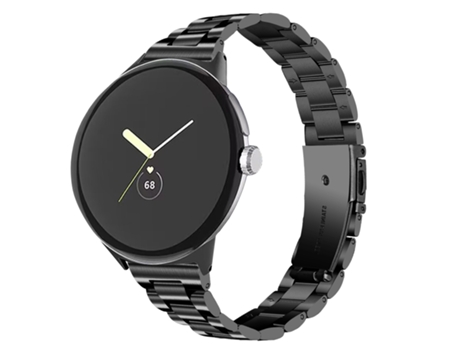 Correa de reloj de acero inoxidable de 20 mm para Google Pixel Watch