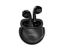 Auriculares Inalámbricos Bluetooth (negros) Con Micrófonos Estéreo Duales Y Controles Táctiles
