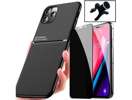 Carcasa + Soporte iphone 13 Mini PHONECARE Magnetic Lux Negro 87523
