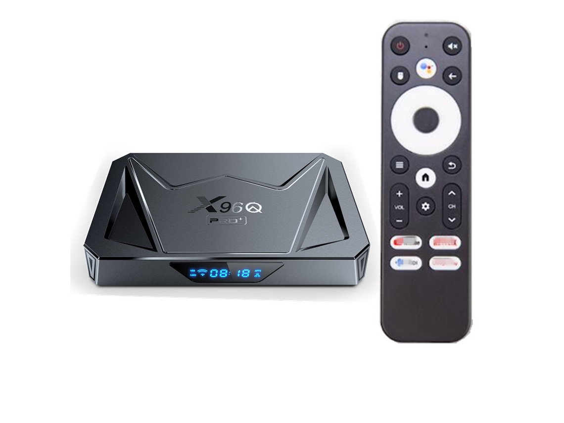 Yuysan X96q Pro - Smart TV con Android 14, procesador de ocho núcleos, 4K, HD, internet, decodificador, 4 GB de RAM, 32 GB de RAM