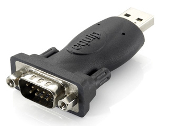 Cable Adaptador EQUIP 133382 USB A RS-232 Negro