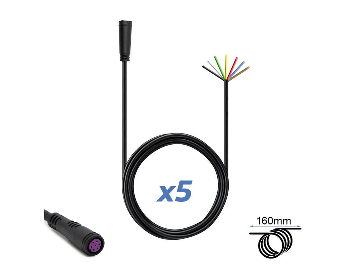 Conector Waterproof 8mm 7 Pin - 5f