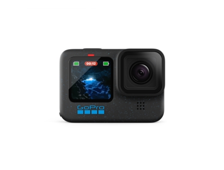 Action Cam GOPRO HERO 12 Negro (5.3K - 27 MP - Wi-Fi y Bluetooth)