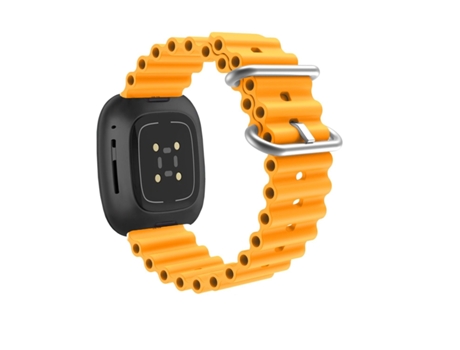 Correa Ocean para Fitbit by Google Versa 2 Naranja