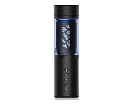 Máquina masturbadora masculina manos libres completamente automática y portátil Masturbador masculino negro BISBISOUS