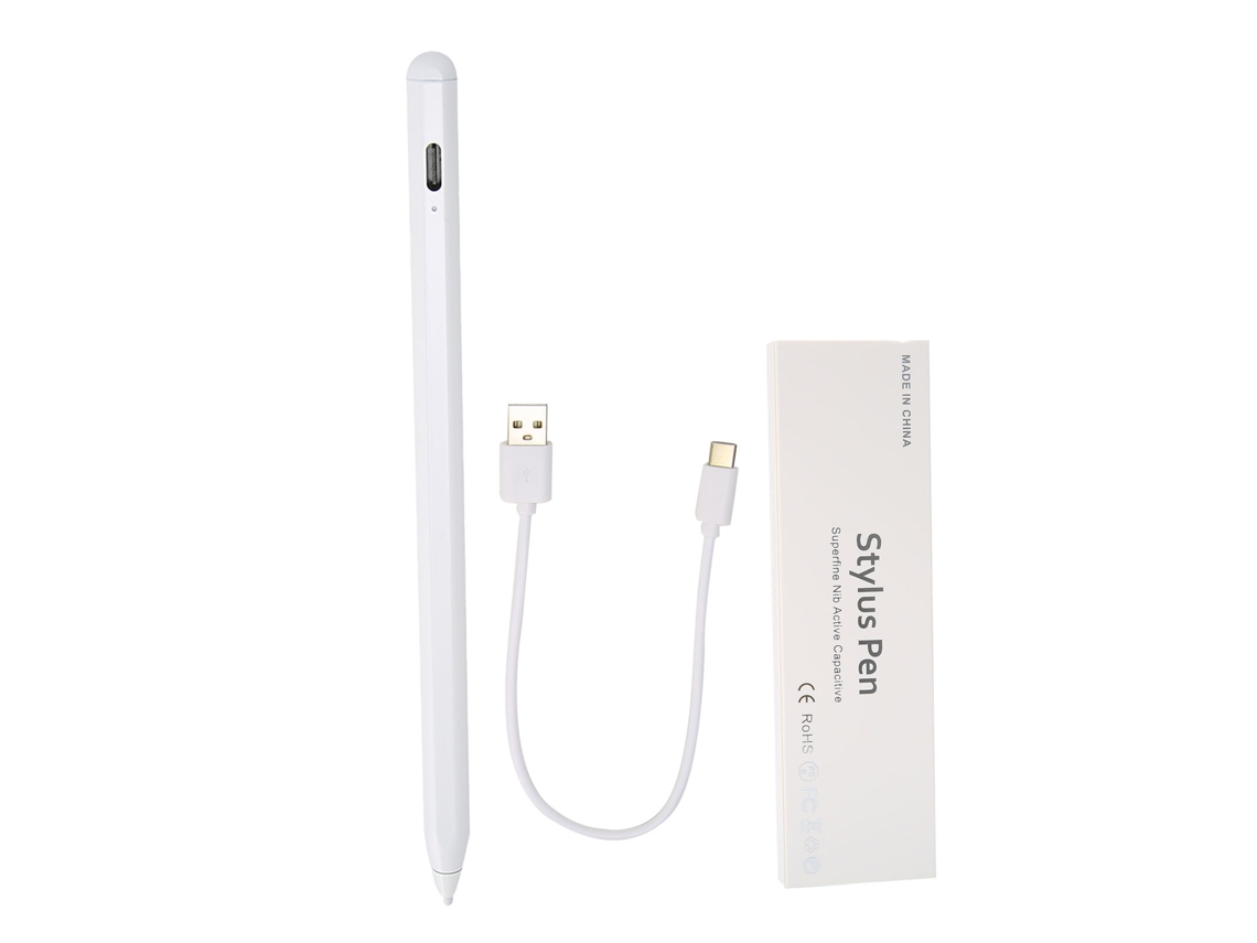 Lápiz capacitivo activo para iPad y Android - Blanco