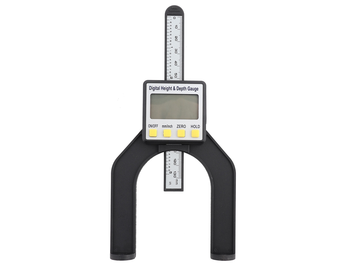 Regla Digital Lcd Para Medir La Altura Y La Profundidad, Ideal Para Sierras De Mesa Y Herramientas De Carpintería (0-80 Mm).