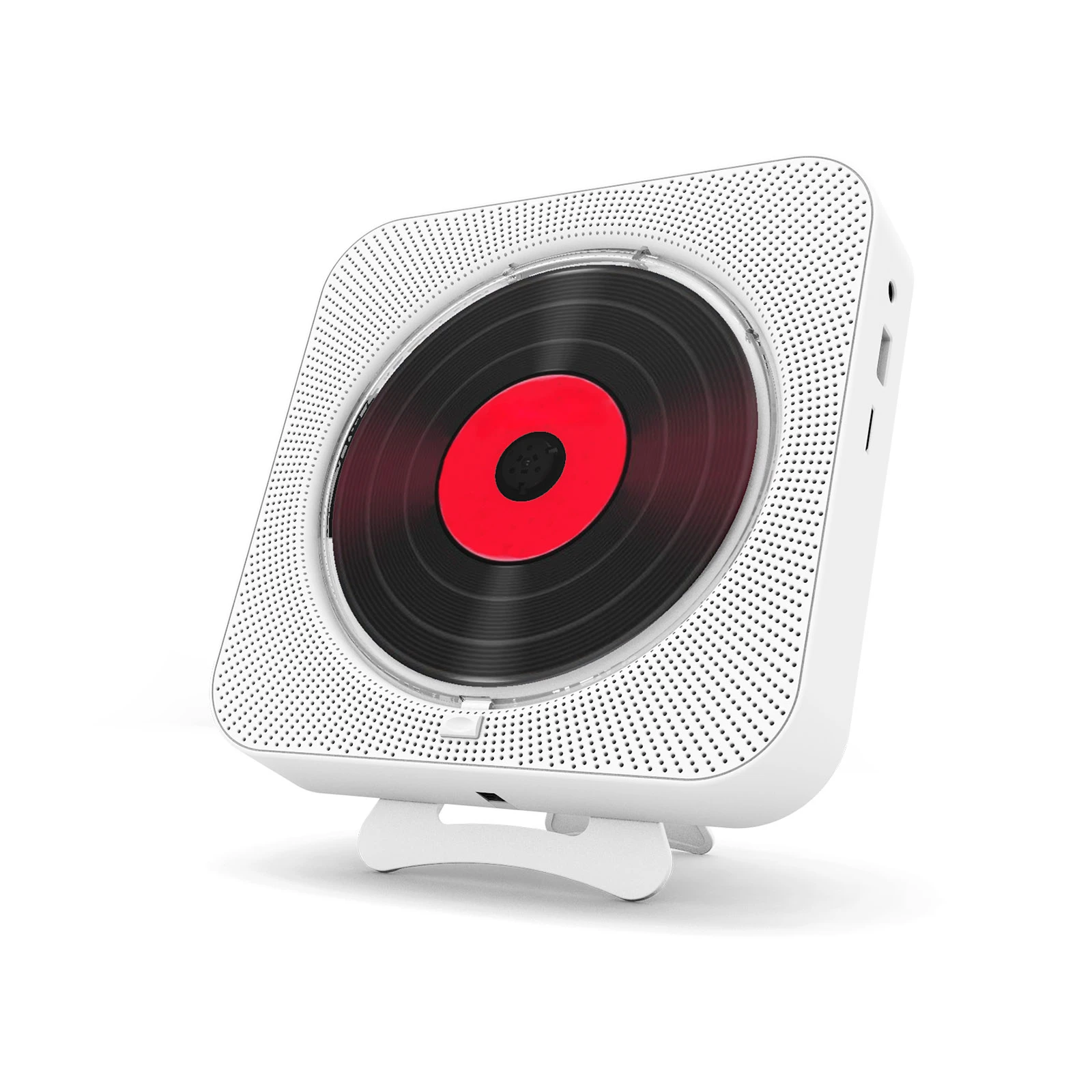 Reproductor de CD portátil Bluetooth Pantalla LED infrarroja Radio Fm