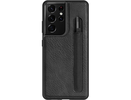 Carcasa Samsung S21 Ultra PHONESHIELD Leather Negro