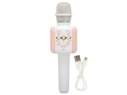 Micrófono Inalámbrico Bluetooth Para Karaoke Portátil Compacto Para Coches, Fiestas, Ordenadores, Teléfonos Inteligentes