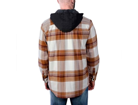 Casacos CARHARTT Overshirt Flannel Sherpa-lined Castanho L
