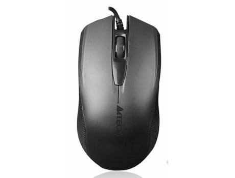 Ratón Óptico A4 TECH OP-760 (Negro - USB - USB A 2.0)