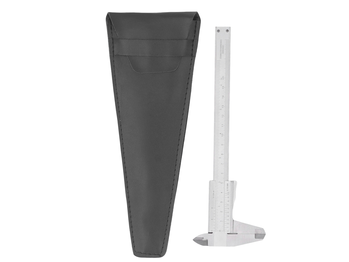 Paquímetro Vernier De Aço Inox Com Alcance 0-150mm/0-6 Polegadas Resolução 0.05mm/1/128 Polegada Ferramenta De Medição