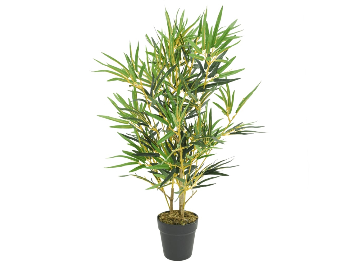 Árbol De Bambú Artificial Con 368 Hojas Verde 80 Cm