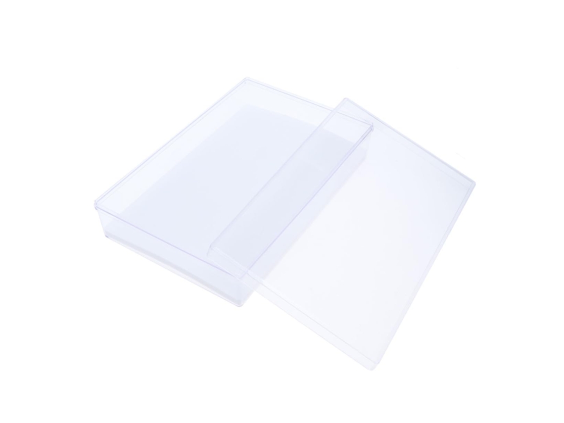 Caja Expositora Multifuncional De Plástico Transparente Con Tapa Para Insectos.