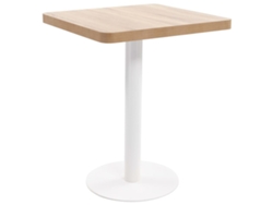 Mesa de bistró de 60 x 60 cm, MDF, marrón claro, DKD HOME DECOR