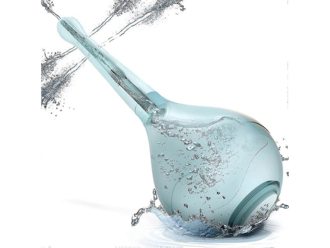 Botella De Ducha Para Limpieza Intestinal, Detox Y Constipación, Bola De Enema Anal Reutilizable Para Hombres Y Mujeres Azul Azul