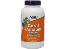 Complemento Alimentar NOW Cálcio Coral (250 cápsulas vegetais)