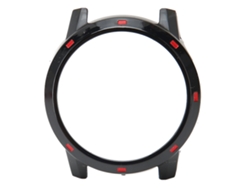 Parachoques Protector Antichoque Para El Reloj Inteligente Apex 2 Pro, De Plástico Negro Y Rojo.