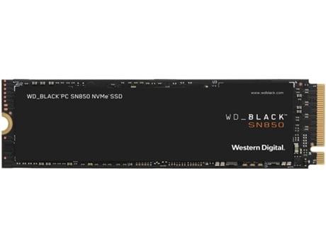 D SSD WD BLACK SN850 NVME PCIE GEN4 1TB
